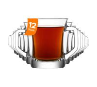 NORDIC SCHILLER Bicchieri per Caffè con Manico, Set of 12, 220 ml SENZA PIOMBO B