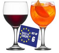 NORDIC SCHILLER Premium Calici da Vino Rosso Set 6 635ml 100% SENZA PIOMBO Bicchieri a Palloncino in Vetro, Lavabile in Lavastoviglie, Bicchieri da Vino Rosso per la Ristorante, Casa, Feste, Gin Tonic