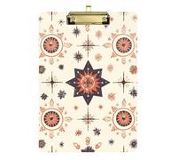 Nordic Simple Boho Style A4 Plastica Appunti Organizer Appunti Organizer Appunti Impermeabile per Compiti a Casa Pediatrica Dimensioni 23,5 x 30,5 cm