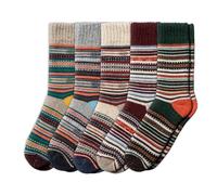 NORDIC Socks 5 Paia, Calzini in Lana Merino per Uomo e Donna, Calzini Invernali, Calzini Caldi (L, Espen Lana)