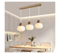 Nordic Solid Wood Pendant Lights Dining Room Kitchen Cafe Home Decor Hanging Lights Bedroom Bedside Lamps Walnut Chandeliers