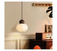 Nordic Solid Wood Pendant Lights Dining Room Kitchen Cafe Home Decor Hanging Lights Bedroom Bedside Lamps Walnut Chandeliers