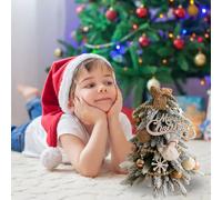 Nordic Style 16 Inch Tall Christmas Tree, Table Xmas Trees Home Fireplace