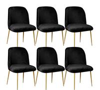 Nordic Style Elastic Chair Cover for Dining Room, Kitchen, Office - Curved Backrest, Armless Semi-Circle Seat Cover, 6 pezzi - Ideal for Restaurant, Hotel, Home Decor