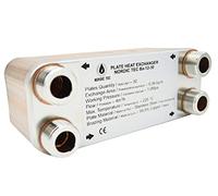 Nordic Tec Ba-12-30 - Scambiatore di calore in acciaio INOX, 30 piastre da 65 kW, 3/4"