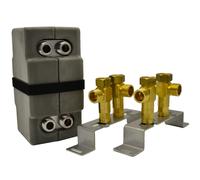 Nordic Tec scambiatore di calore a piastre 25-100kW 3/4' +/- isolamento supporto [EEK: A++]