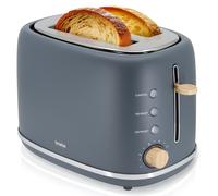 Nordic Tostapane a Fessura Larga a 2 Fette, 6 Livelli di Tostatura, Pinze 870W