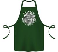 Nordic Uomo Con Barba Divertente Viking Cotone Grembiule 100% Biologico