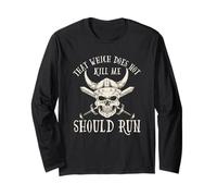 Nordic Viking: That Which Does Not Kill Me Should Run Maglia a Manica