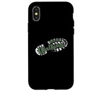 Nordic Walking Footprint Fitness Running Custodia per iPhone X/XS