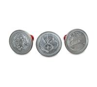 Nordic Ware Stampi per biscotti 01236 – Metallo, 3 pollici tondi