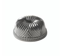Nordic Ware 53624 Stampo Bavaria, Alluminio Pressofuso, Argento, 23.178 x 23.18 x 9.83 cm