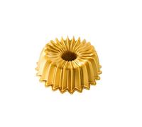 Nordic Ware Backform Brilliance Bundt Padella per 6 tazze in alluminio dorato, 21 cm x 20,6 cm, NW 93277