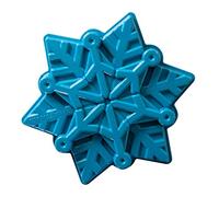Nordic Ware Disney Frozen 2 - Teglia per torta con fiocchi di neve, 6 tazze, colore: Blu