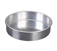 Nordic Ware Essenziali commerciali di alluminio naturali di cottura della tortiera di strato rotondo, rotondo a 8 pollici, metallico