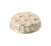 Nordic Ware Formed - Stampo per torta a testa in giù, con ananas, per 8 tazze, motivo: Golden Hour