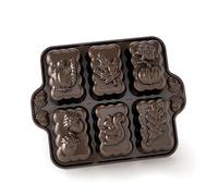 Nordic Ware Harvest - Padella per pane in bronzo, 28,9 x 22,9 x 4,8 cm, marrone