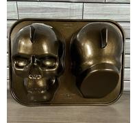 Nordic Ware Haunted Skull Cake Pan Backform NW 88448