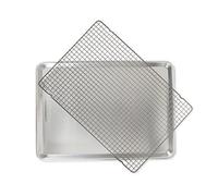 Nordic Ware Naturals 44612 - Teglia da forno in alluminio, alluminio