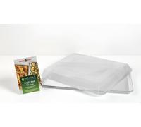 Nordic Ware Naturals - Foglio grande con coperchio e ricettario