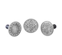 Nordic Ware - Set di 3 stampi per biscotti in alluminio pressofuso, set di stampi per biscotti realizzati negli Stati Uniti, robusti e durevoli