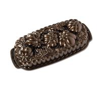 Nordic Ware Stampo Pane e Dolci a Forma di Zucca, Stampo Torta e Pagnotta a Tema Autunnale, Tortiera in Alluminio Antiaderente, Accessori Cucina di Alta Qualità Made in USA, Colore: Bronzo