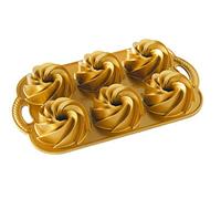 Nordic Ware - Stampo per dolci Heritage Bundtlette - Confezione di 6 mini torte