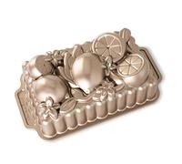 Nordic Ware - Stampo per dolci in alluminio pressofuso Citrus Blossom Loaf, 6 tazze