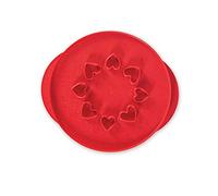 Nordic Ware Lattice & Hearts Taglia frolla, Rosso, 30,5 cm