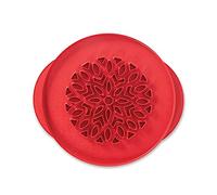 Nordic Ware Lattice & Hearts Taglia frolla, Rosso, 30,5 cm
