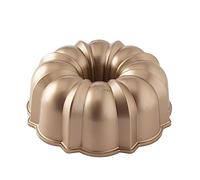 Nordic Ware Teglia da 12 tazze originale, in alluminio pressofuso, stampo per torta in latta con motivo scanalato, colore: Toffee