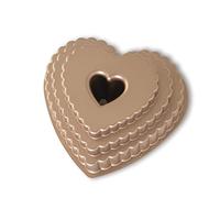Nordic Ware Tortiera a cuore a più livelli per bundt cake