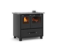 La Nordica Family 4,5 Interno Caminetto freestanding A legna Caramello