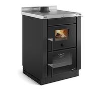 Nordica Cucina legna 6kW VICENZA EVO VST Nero antracite 4 stelle (60x60x85cm)