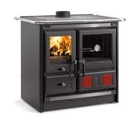 Nordica Cucina legna Nordica 7015448 ROSA L 5.0 VST Steel Nero antracite