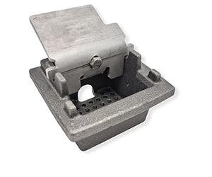 Nordica Extraflame 003278231 - Crogiolo per caminetto a pellet rotondo, acciaio legato, compatibile con pellet