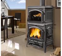 La Nordica Isotta Forno Evo Libera installazione A legna Antracite