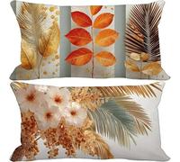 Nordico Federe Cuscini Divano 50x70 Cuscini per Divano Set di 2 Albero Outdoor Cushions Waterproof Morbido Decorative Pillows per Camera da Letto Sofa Primavera Estate Esterno Giardino Panca 15-2678j