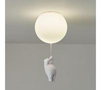 Nordico Salotto Studio Luci A Palloncino Stanza Dei Bambini Plafoniera E27 Orso Lampada Da Soffitto Cameretta Lampade Ragazzo Ragazza Illuminazione Interna Lampadina G9 Lampadario Ø25CM,C