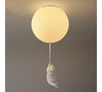 Nordico Salotto Studio Luci A Palloncino Stanza Dei Bambini Plafoniera E27 Orso Lampada Da Soffitto Cameretta Lampade Ragazzo Ragazza Illuminazione Interna Lampadina G9 Lampadario Ø25CM,E