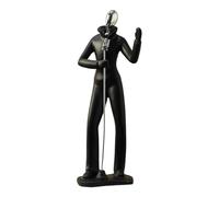 Nordics Inspireds - Set di sculture moderne per soggiorno, armadio, decorazione da tavolo con temi musicali e sportivi, set di statuette di cantanti minimalisti nordici