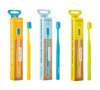 Nordics Spazzolino da denti 6580 Filamento Premium Soft Brush - Setole ultra morbide per denti e gengive sensibili, design ecologico, rimozione delicata della placca, manico ergonomico (3)