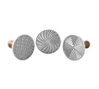 NordicWare 01245 - Timbro per biscotti "Geo", in alluminio, argento, 25,7 x 8,6 x 8 cm, 1 unità