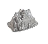 Nordic Ware 83948 Stampo Casetta Pan di Zenzero, Alluminio, Argento