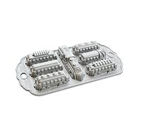 NordicWare Stampo da forno Nordic Express, alluminio, oro, 43,2 x 24,1 x 5,1 cm