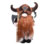 nordiic gnomi Vik-ing, Exqusite e prolungati guerrieri Vik-ing gnomo, bambola carina e divertente fatta a mano da giardino, bambola di peluche per esterni in resina