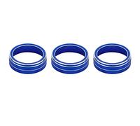 NORDIO Accessori for la decorazione dell'auto adatti for Volkswagen VW Golf 7 MK7 2014-2020 anello di copertura della manopola dell'aria condizionata regolare la copertura della cornice (Color : Blue