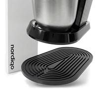 Nordiqo Tappetino in silicone di alta qualità, compatibile con SodaStream Duo, +65% più spesso per stabilità, motivo antiscivolo, silicone alimentare, senza BPA e lavabile in lavastoviglie, protegge
