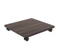 Nordivo Piccolo Supporto Stampante in Legno, Tavolino Stampante 1 Ripiano Sotto Scrivania, Mensola Compatta con Ruote Bloccabili, per Ufficio e Casa(Walnut,L*W49*44cm/19 * 17in)