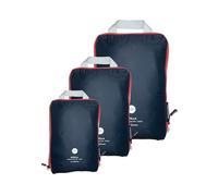 NORDKAMM Organizzatori valigia, Organizer con compressione, Set M, L, XL, blu